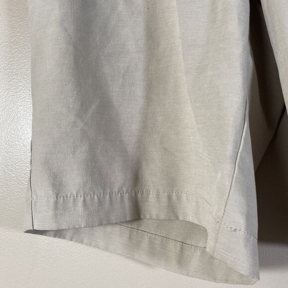 Peter Millar Soft Touch Twill Shorts Mens 35  Brown Khaki Golf  MEOB13 Stretch - Picture 3 of 16